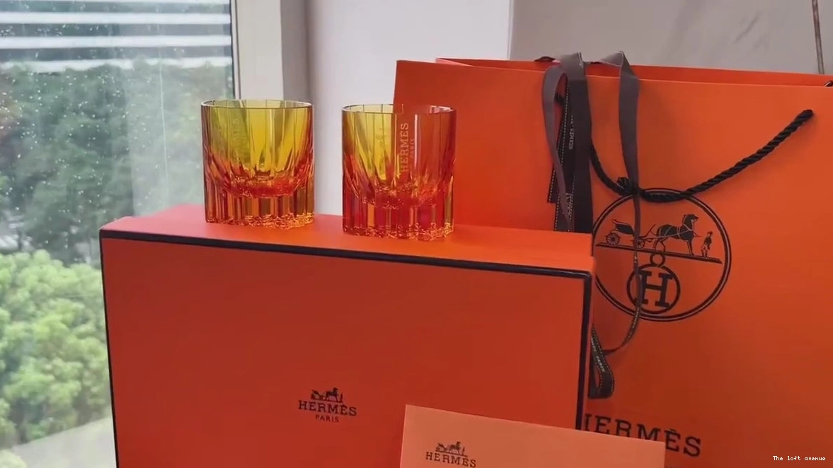 HERMES GLASSWARE CUPS 0820